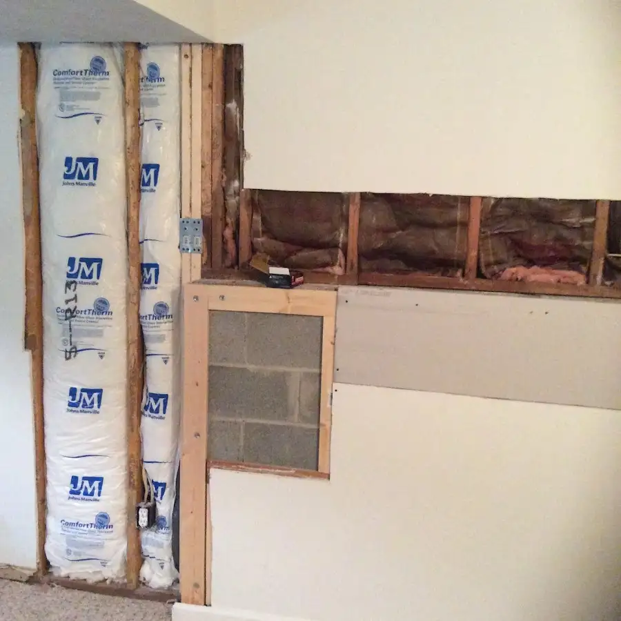 Wall insulation replacement during Odor Removal & Deodorization in Tyrone